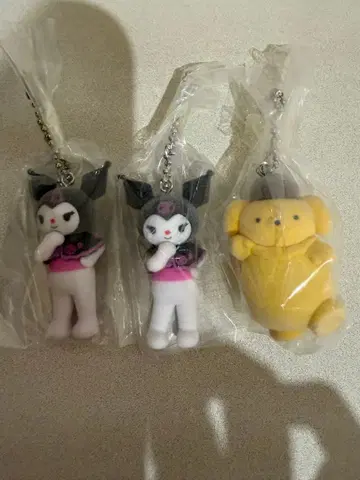 산리오 미니어처 참 라이브 캐릭터 폼폼푸딩 쿠로미