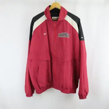 90s Reebok 칼리지 오버 사이즈 지퍼 나일론 자켓 L