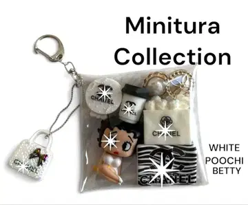 가챠 파우치 베티짱 BETTYBOOP 화이트 파우치 화이트 파우치