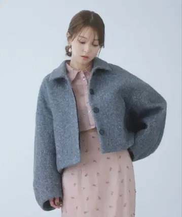 SNIDEL 스나이델 코쿤 미들 자켓