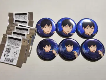 하이큐 코스모 월드 캔뱃지 카게야마 토비오 6개 세트