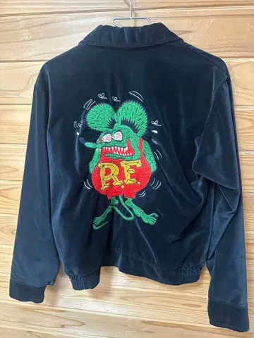 Rat Fink 라트핀크 수베니어 자켓 스카잔 벨벳 자수
