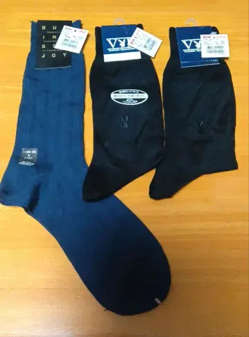 미사용 남성용 삭스 양말 PLAYBOY RENOWN 3족 세트