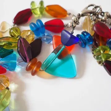 빈티지 glass beads 목걸이