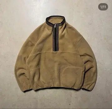 새상품급 울리치 하프 지퍼 플리스 자켓 L