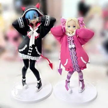 리제로 오버사이즈 후드티 렘 베아트리스 피규어