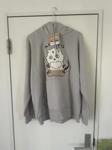 치이카와 시마무라 아노코 후드티 사가라 자수 M 사이즈