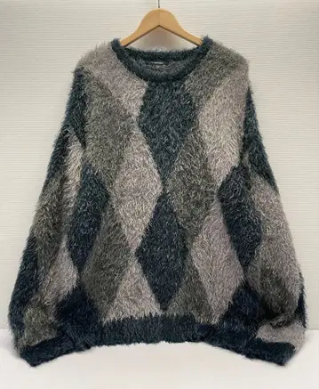 130 Re: NUMBER NINE 아가일 무늬 니트