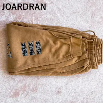 [ 새상품급 ] JOARDRAN 브라운 조거 팬츠 로고 자수