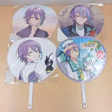 프로세카 카미시로 루이 세카라이 산리오 SEGA 럭키 쿠지 부채 4개