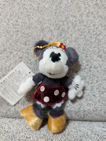 미니 마우스 봉제 인형 키링 약 10cm