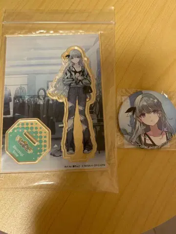 프로세카 쿠사나기 네네 아크릴 스탠드 캔 배지 ZOZO 콜라보