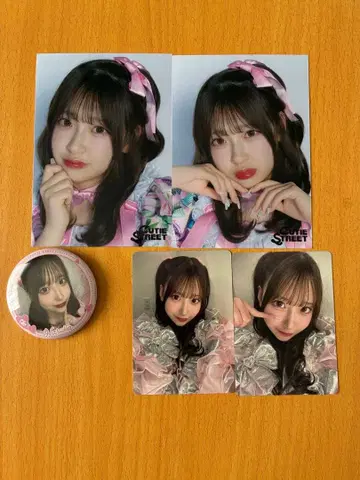 큐스트 사쿠라바 하루카 생사진 캔뱃지 트레카 세트