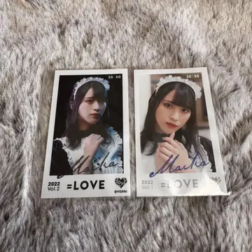 사사키 마이카 미니 포토 카드 축제 30 vol.1,2 이코러브