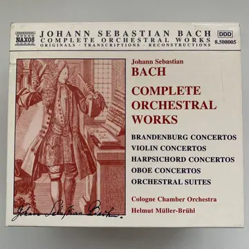 바흐 complete orchestral works 8장 세트