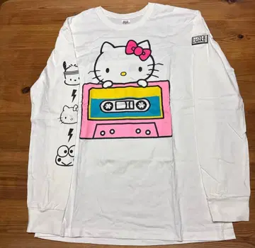 헬로키티 카세트 테이프 티셔츠 S