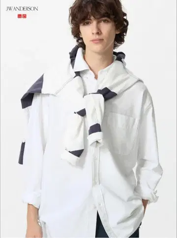 옥스퍼드 오버사이즈 셔츠 (유니클로/UNIQLO JWA)