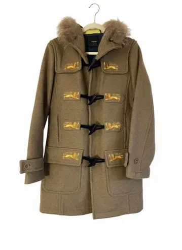 yoshio kubo 라이온 자수 울 더플 코트