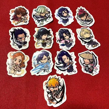 BLEACH 566 스티커 13장 이치고 슌스이 킨파치 우라하라 외