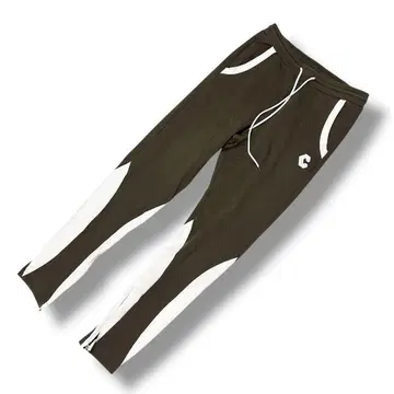 새상품급 CRONOS 크로노스 트위스트 디자인 조거 팬츠 카키 M