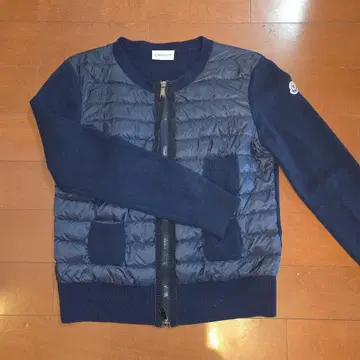 MONCLER 네이비 다운 가디건