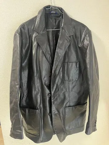 [ GAP ] 블랙 가죽 자켓 ( 올드 gap )