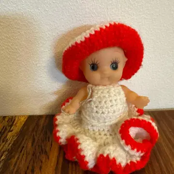 크로셰 뜨개질 드레스 큐피 레트로 쇼와