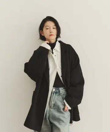 FASHIRU 파실 더블 페이스 숏코트 FREE 블랙