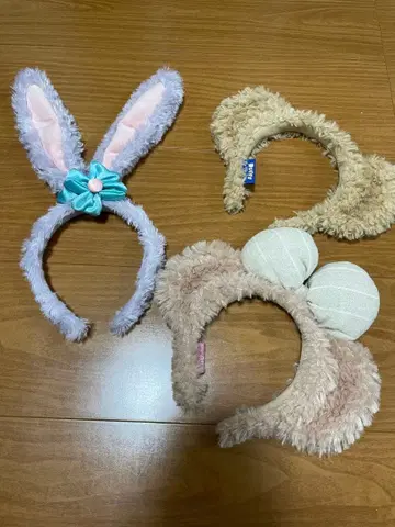 디즈니씨 더피 셰리메이 스텔라루 머리띠 3개 세트