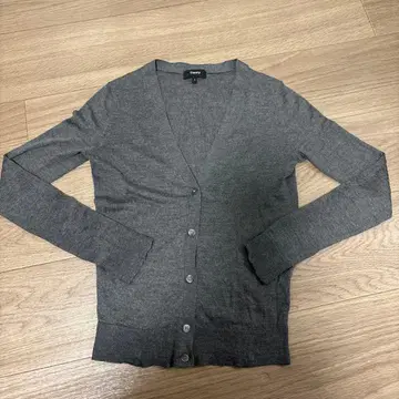 theory 캐시미어 실크 가디건 S 그레이