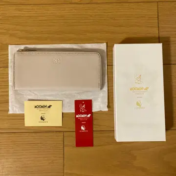 미사용품 kissora MOOMIN 무민 L자 롱 지갑