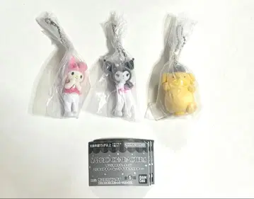 산리오 미니어처 참 라이브 마이멜로디 쿠로미 폼폼푸딩