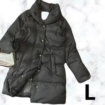 새상품급 백넘버 라이트온x마루하치 콜라보 다운 자켓 오버사이즈 블랙