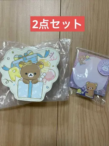 산엑스 리락쿠마 파우치 클립 스탠드 부착 메모장