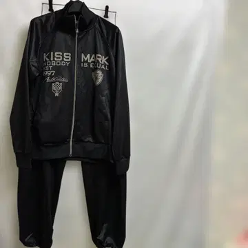 kissmark 블랙 저지 L 셋업