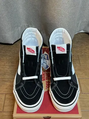 반스 스케이트 하이 DX 애너하임 팩토리 블랙 24.5cm