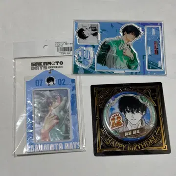 세바 나츠키 벌스데이 캔뱃지 아크릴 피규어 카드 홀더