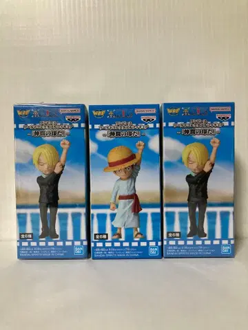 원피스 월드 컬렉션 동료의 증표 [루피 상디] 2개 피규어 3개 세트