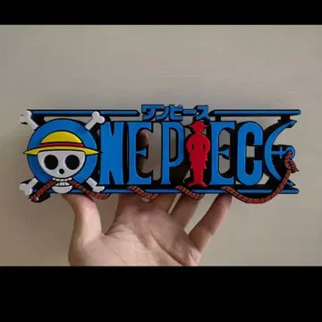 ONE PIECE 원피스 입체 로고 스탠드