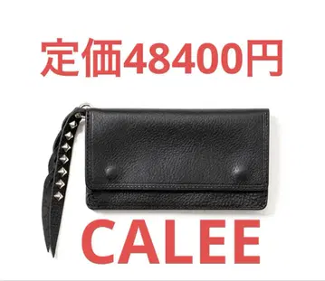 CALEE PLANE LEATHER LONG WALLET 장지갑 새상품