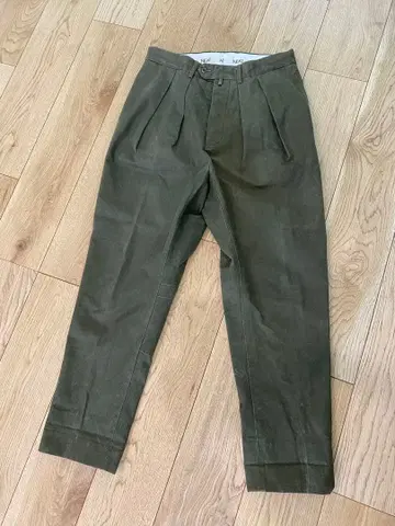 neat 텐트 크로스 테이퍼드 체코군 초기 밀리터리 팬츠 46