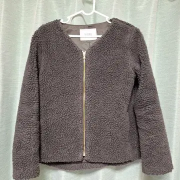 IENA 슬로브 이에나 보아 자켓 카키 브라운