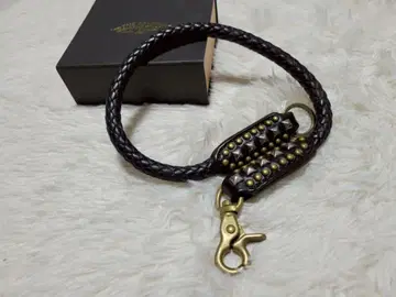 단종 CALEE 지갑 체인 박스 포함 천연 가죽