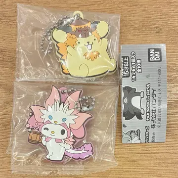 몬헌 산리오 캡슐 러버 마스코트 마이멜로디 폼폼푸딩