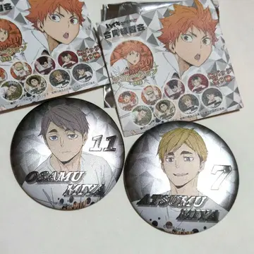 미야 아츠무 미야 오사무 팬파크 하이큐 컬렉션 데코레이션 캔뱃지