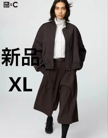 [ 택 포함 ] UNIQLO C 큐롯 XL 다크 브라운 유니클로 씨