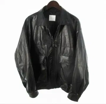 프릭스스토어 페이크 레더 자켓