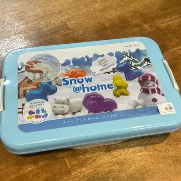 스노우 앳 홈 애니멀 500g 모래놀이 점토 집에서 놀기 동물 모양 눈