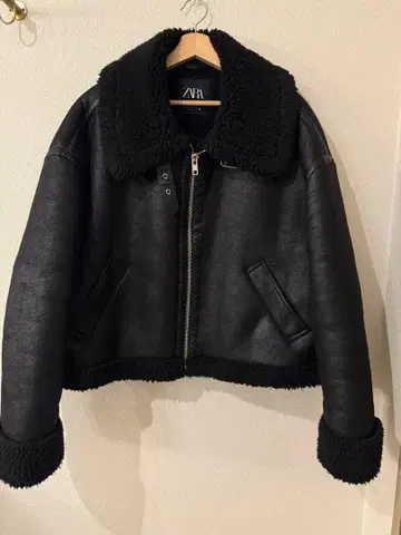 ZARA 무스탕 자켓 XL