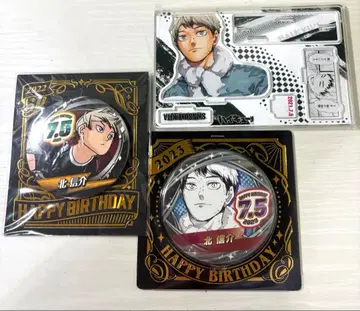 키타 신스케 하이큐!! 벌스데이 캔뱃지 아크릴 스탠드 2021 2023